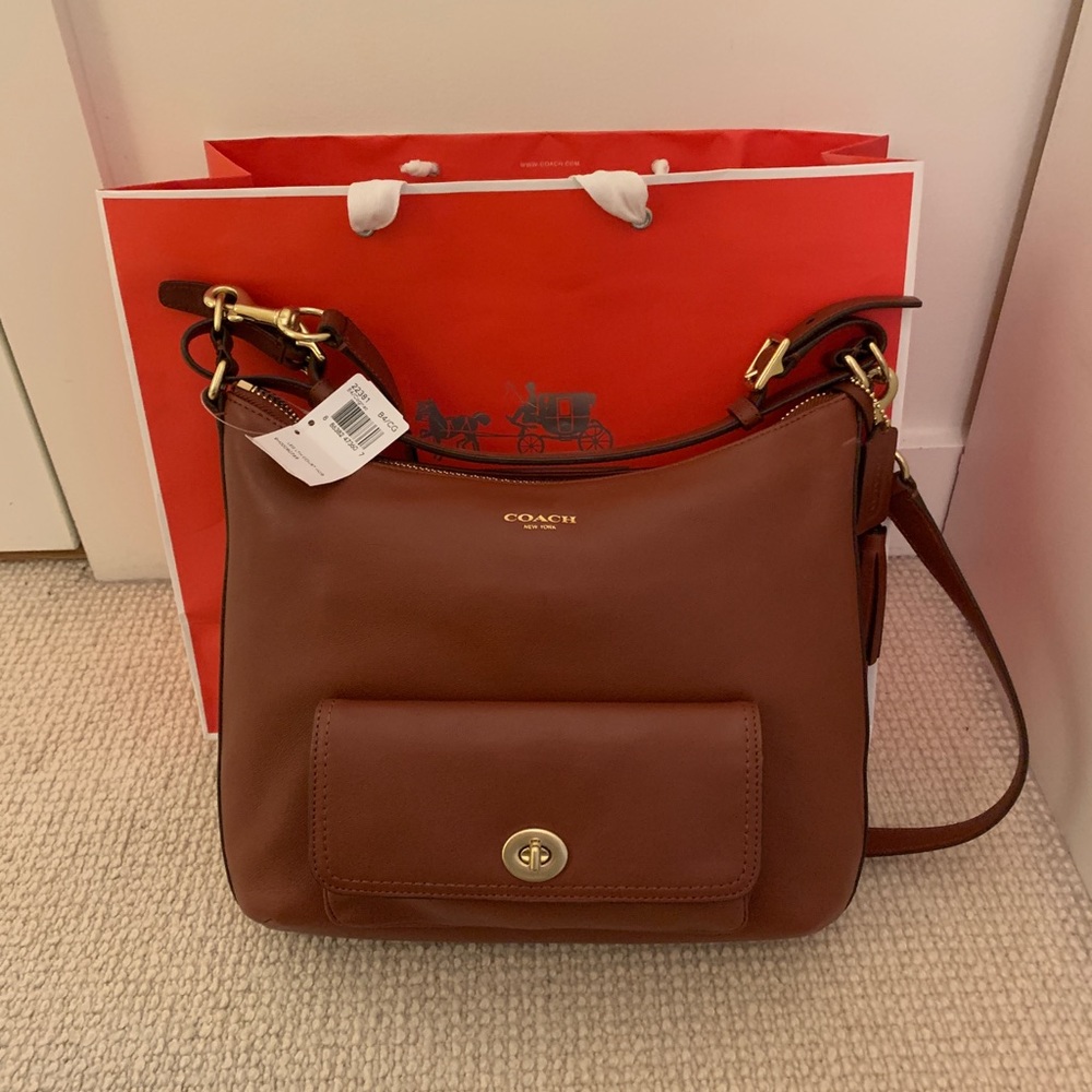 Coach Leather Courtney Hobo Bag, new with tags!